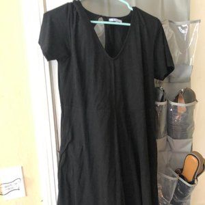 Black Suede Dress